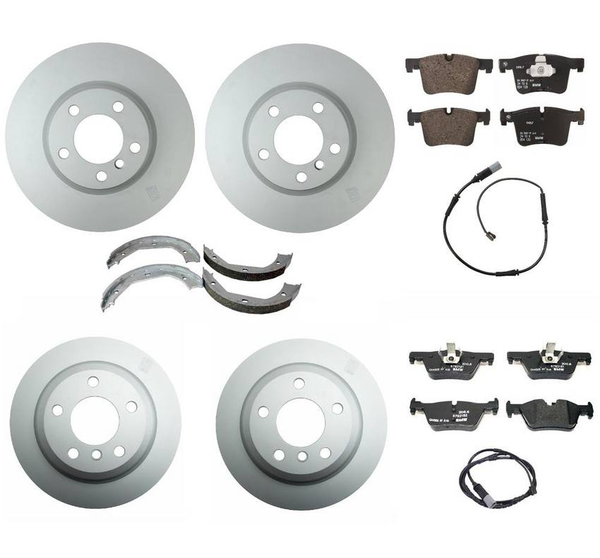 BMW Brake Kit - Pads and Rotors Front &  Rear (330mm/300mm)